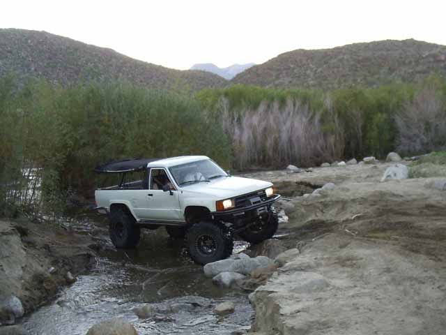 Dave on the water crossing