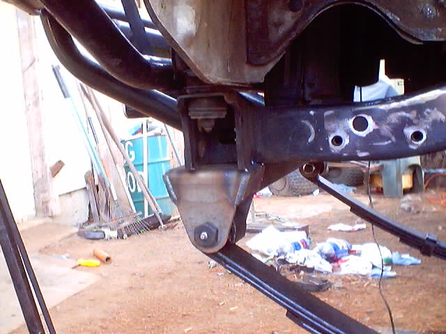 Front spring hangers