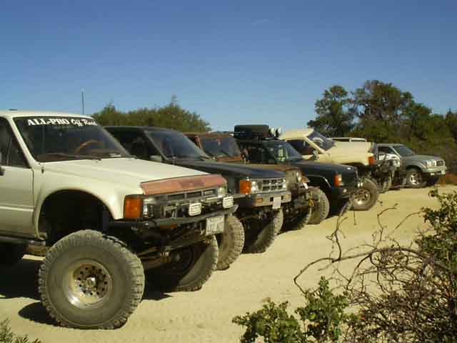 Yep even a couple of jeeps and a nice Tacoma 